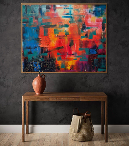 Framed abstract modern - abstract,