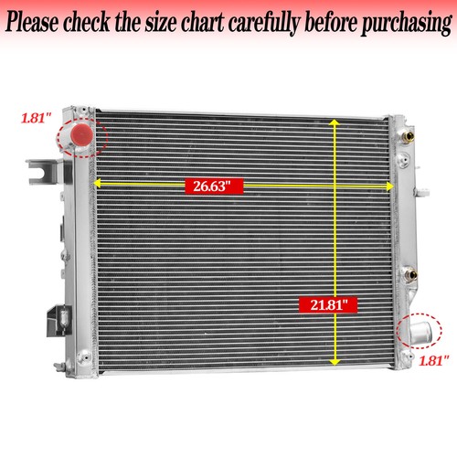 Row radiator fit 2013 - row,