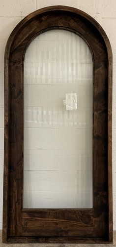 Rustic alder lumber arch top