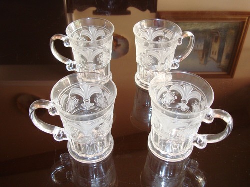 Set four glass coffee - four,