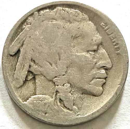 1917 buffalo nickel - buffalo, cent