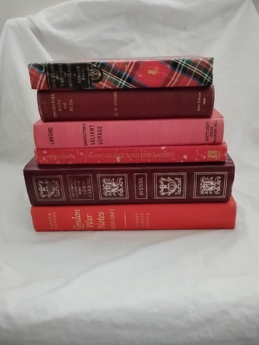 Lot vintage antique red - lot,