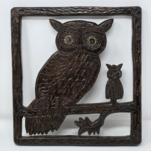 Unique vtg handcarved wood - handcarved, owl