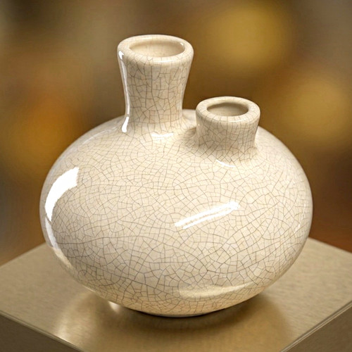 Studio pottery crackle glaze - pottery,