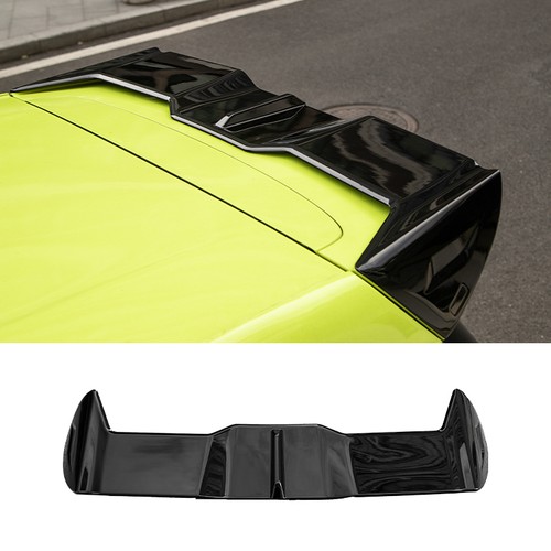 Gloss black rear roof - black,