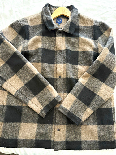 Gap men plaid shirt jacket - men’s,