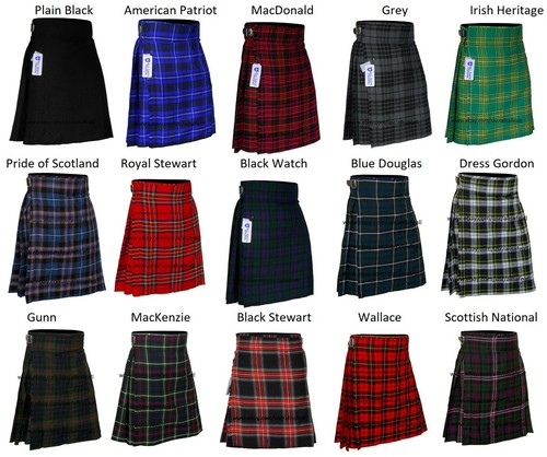 Men scottish kilts - men's,