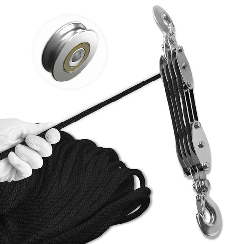 Block and tackle - tackle, pulley