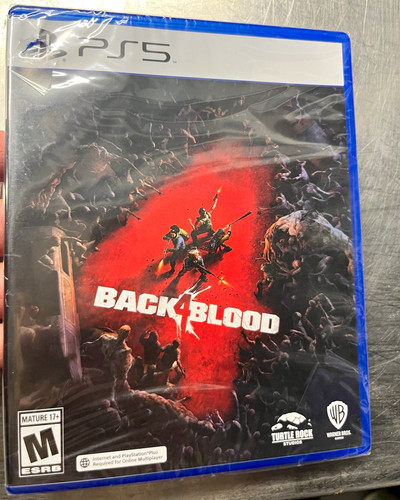 Sealed back blood ps5 - back,