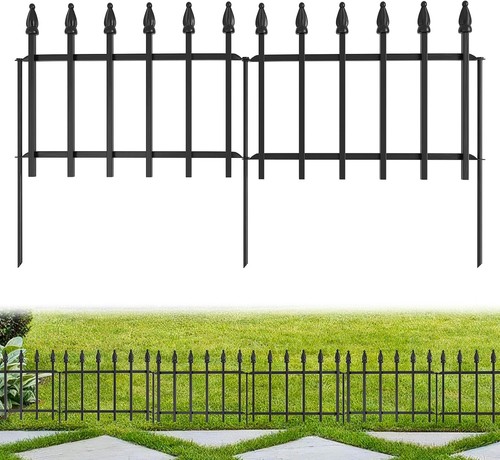 Decorative garden fence 10ft - garden, l