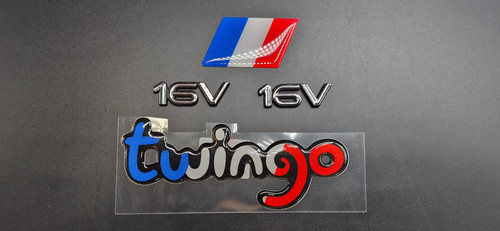 Badge set fits renault - fits, twingo