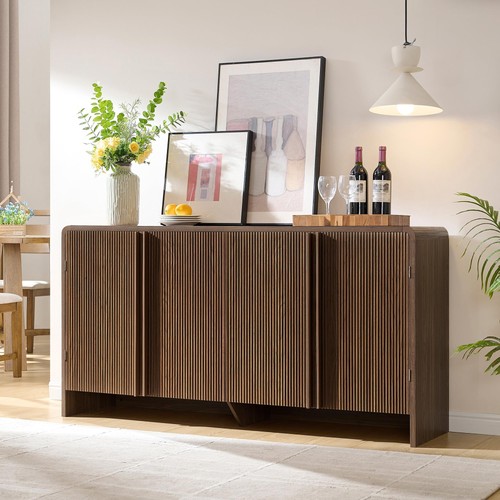 Fluted sideboard buffet - 63",