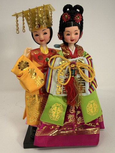 Korean wedding couple dolls - korean,