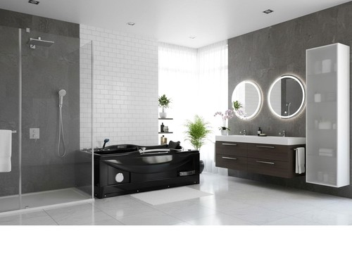 Black indoor hydrotherapy - indoor,