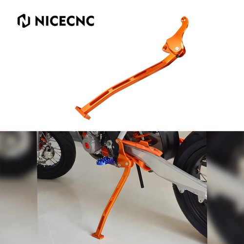 Billet kick side stand - side,