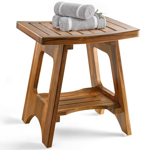 Holana teak shower bench - 18",
