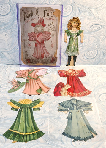 Antique paper dolls - paper, 1894