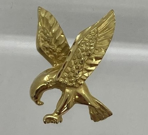 14k yellow gold bald - yellow, eagle