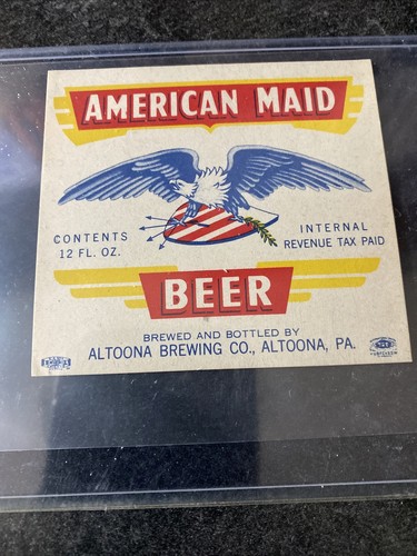 Vintage american maid beer - american,