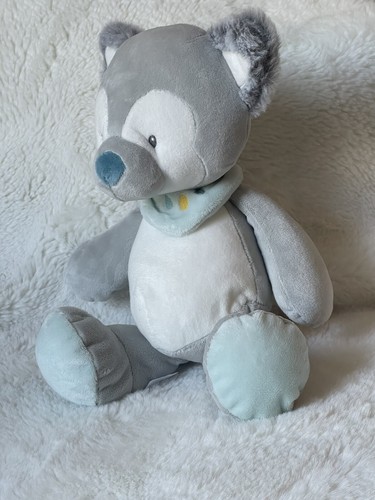 Plush puppy dog - grey, ear/tail