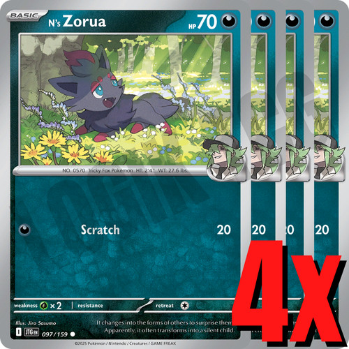 Zorua 097 159 x4 - zorua, 097/159