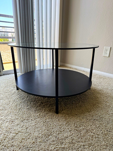 Ikea vittsjö round glass top - vittsjÖ,