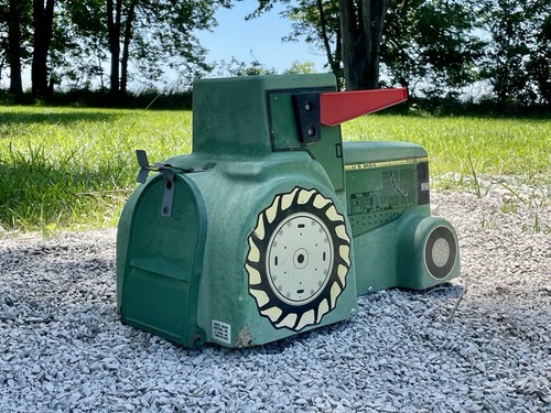 John deere tractor - john, mailbox