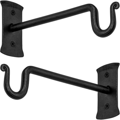 Wrought iron hanging hooks - iron,