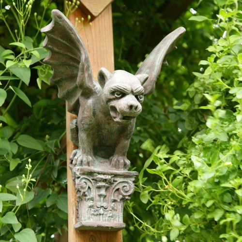 Gargoyle mythical wall plaque - wall,