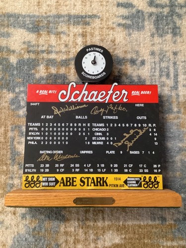 Schaefer beer brooklyn dodgers - beer,