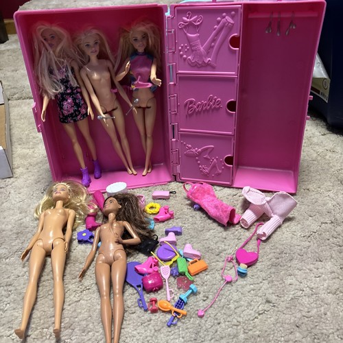 Barbie doll closet - closet, wardrobe