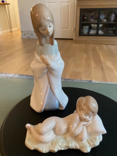Lladro nativity mary baby - nativity, &