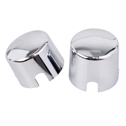 Chrome rear axle nut - nut, cover