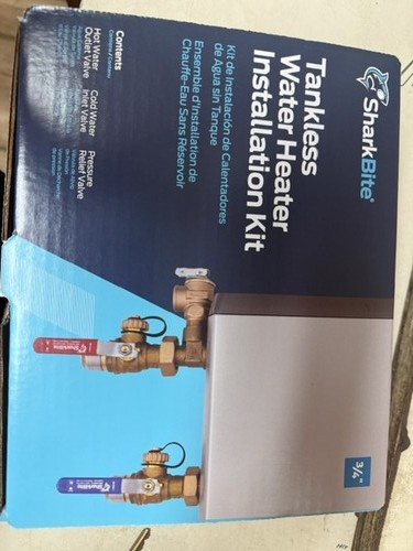 Sharkbite tankless water - sharkbite, 3/4"