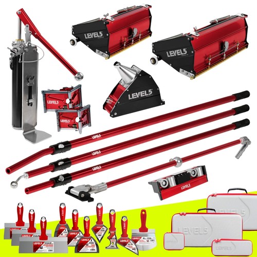 Level5 drywall finishing set - drywall,