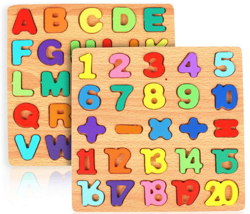 Wooden alphabet puzzles - alphabet,