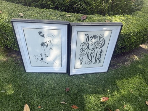 Two beautifully framed and - beautifully,