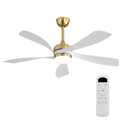 Gold white 52inch ceiling - gold+white,52inch,