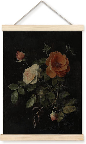 Vintage floral framed - floral,