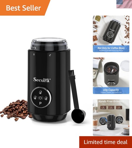 Electric coffee grinder with - coffee,