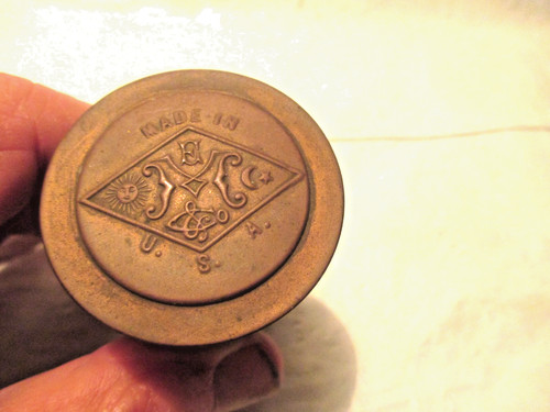 Brass miller oil lamp flame - brass,