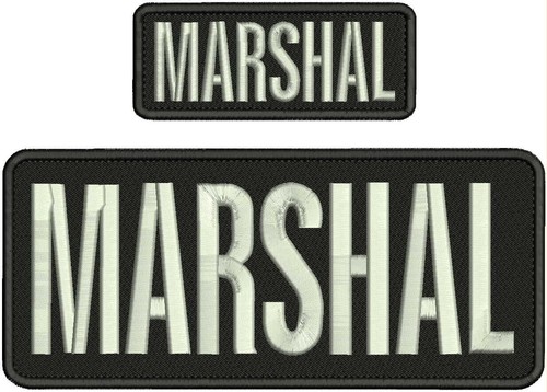 Marshal embroidery patch 4x10 - patch,