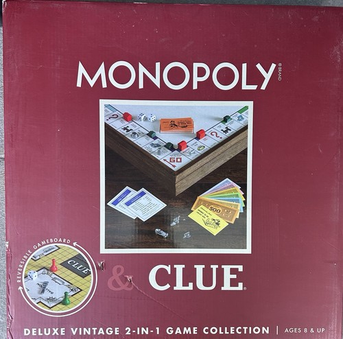 Monopoly and clue deluxe - and,