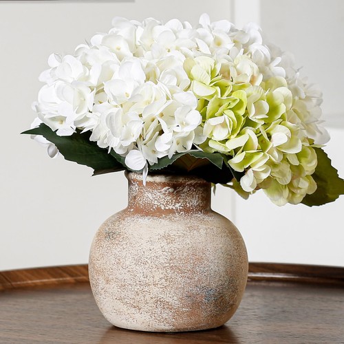 Ceramic rustic flower - ceramic,
