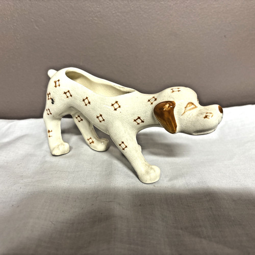 Vintage ceramic dog - ceramic,