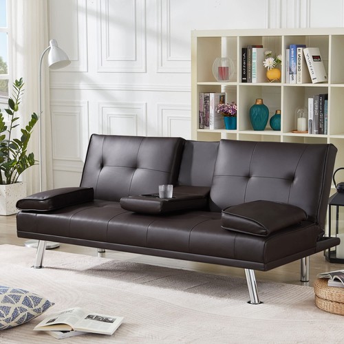 Modern futon sofa - futon, bed,