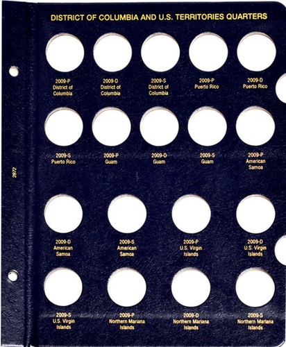 Whitman coin album page - whitman,