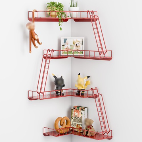 Tier metal corner - metal, shelf