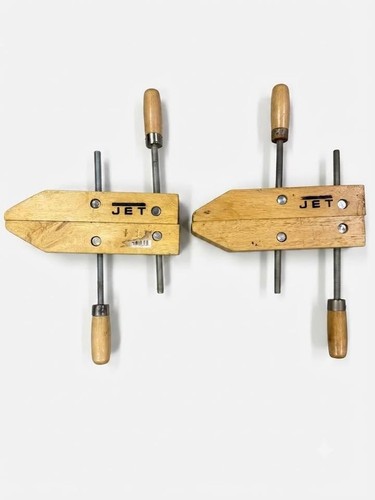 Jet wooden hand - hand, clamps