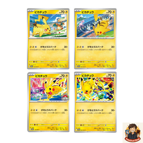 Set pikachu 133 m p - set, 133/m-p